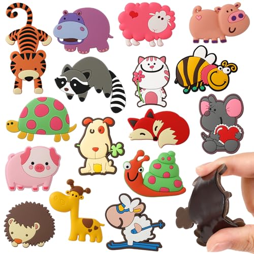 16 Stück Magnete Kinder, Kühlschrankmagnete Magnetische Tiermagnete Fridge Magnets Toys für Kinder Magnettafel, Kühlschrank, Whiteboard, Küche, Pinnwand Büro