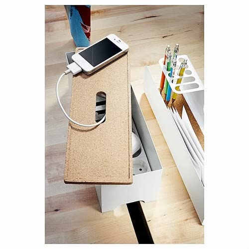 Amazon.co.jp: KVISSLE ケーブルマネジメントボックス コルク ホワイト