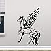 Pegasus pared calcomanía extraíble unicornio vinilo pared pegatina decoración del hogar dormitorio de los niños papel tapiz mural extraíble A5 57x93cm