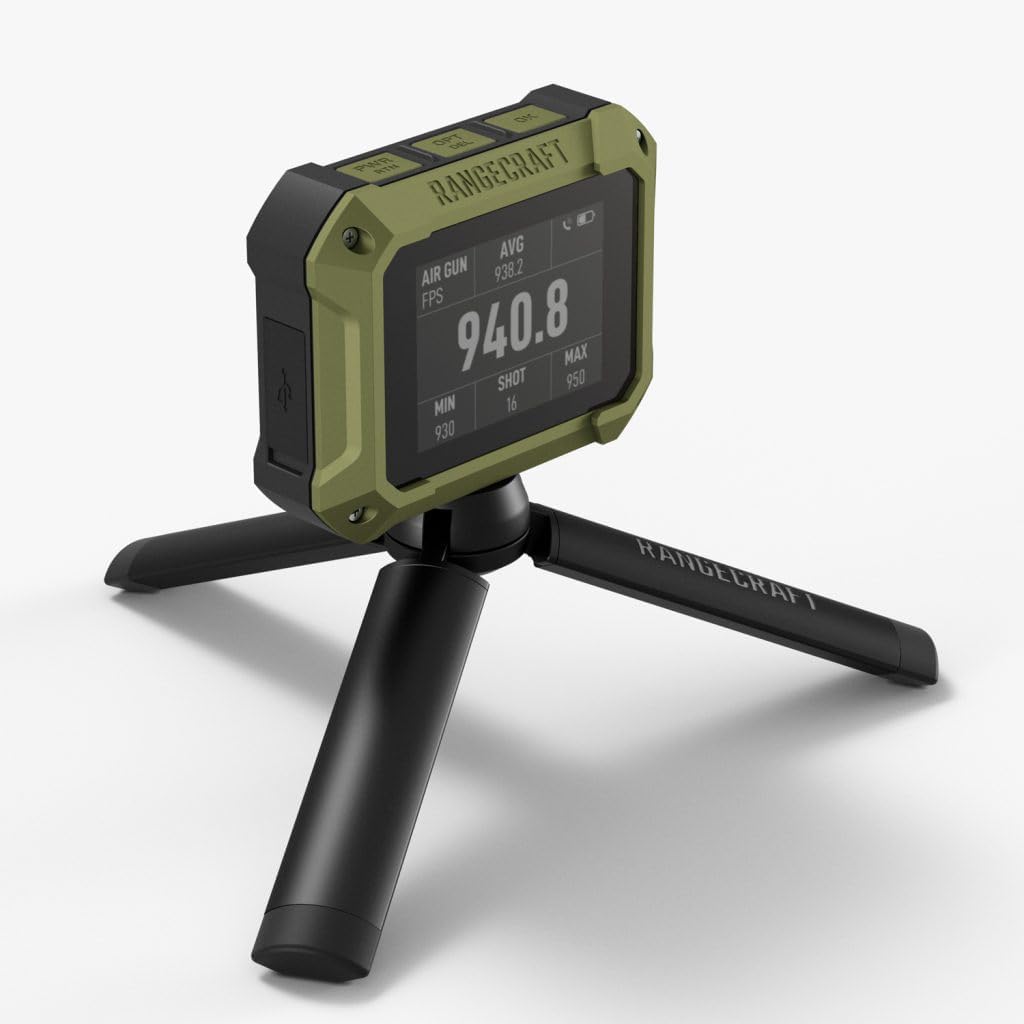 Cronografo Athlon - Rangecraft Velocity PRO cronografo balistico e cronografo per fucili ad aria compressa | Radar 65-5000 FPS | Precisione ± 0,1% | Impermeabile IP67 | App Bluetooth