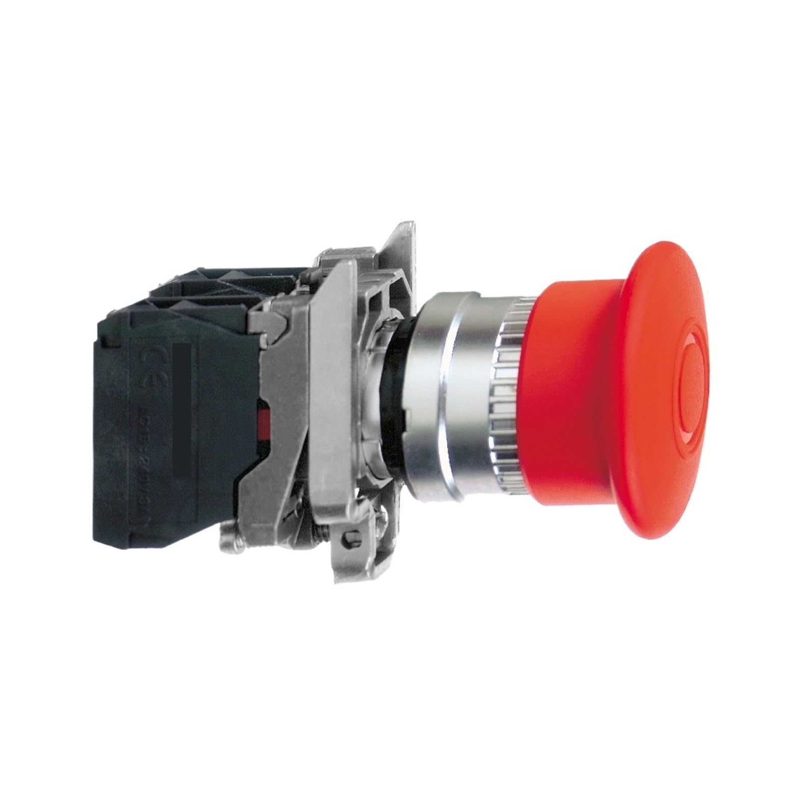 YWZVBSDCS XB4BT42 = ZB4BT84 + ZB4BZ102 switching off push button, Ø 40 stop, Ø22 mm latching pull 1NC