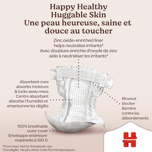 Huggies Size Newborn Diapers, Skin Essentials Baby Diapers, Newborn (6-9 lb.), 76 Ct view 4
