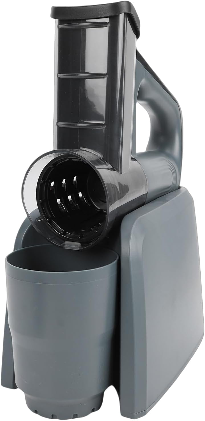 Sorandy Automatic Electric Cheese Grater, Salad Machine with 3 Replaceable Stainless Steel Blades & Brush, Ideal for Vegetables, Fruits & Cheeses