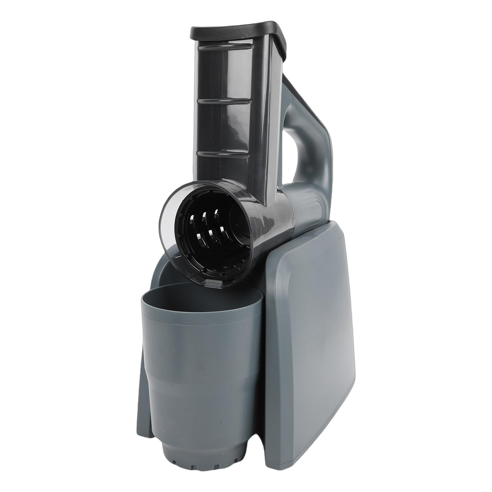 Kikumi Elektrische Käsereibe, Premium-Edelstahl-ABS-Automatik-Gemüseschneider mit 3 Austauschbaren Schneidern und 2600-mAh-Akku, für Heimpicknick-Camping