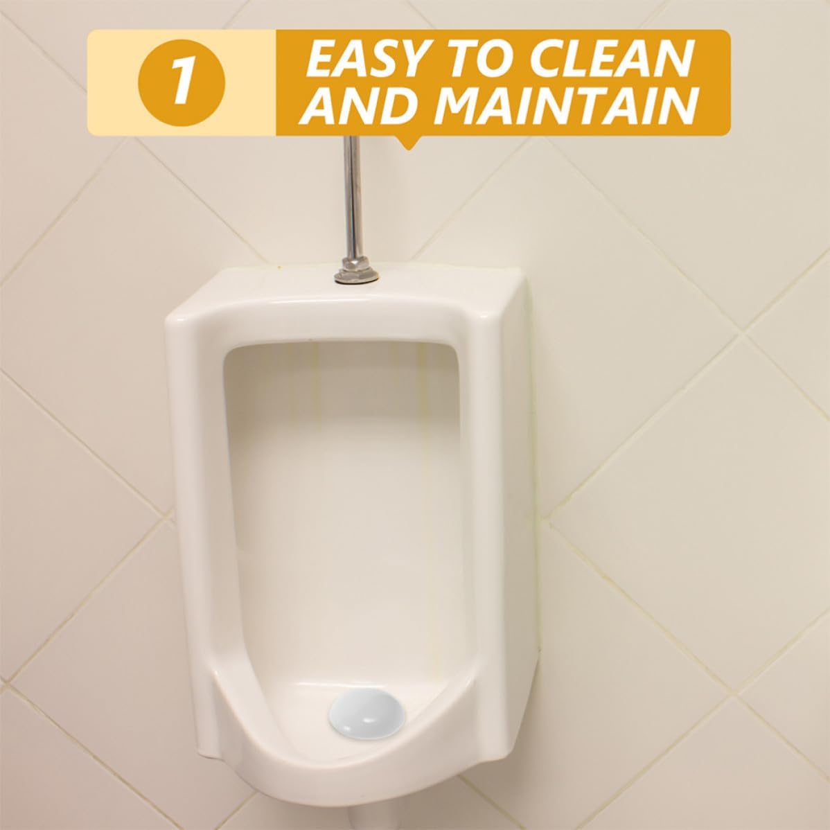 Ceramic Urinal Drain Strainer Cover with Anti Splash Filter Pad for Urinals Easy Installation and Versatile Usage in Homes and Public Places White