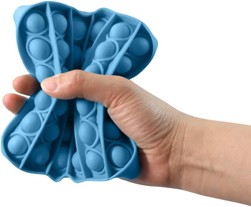 OCACA Fidget Pop Up Toys, Pop Up It Push Bubble Sensory Toys to Relieve Stress & Anxiety for Special Education School Supplies, Kids and Adults (Blue, Square) : Office Products