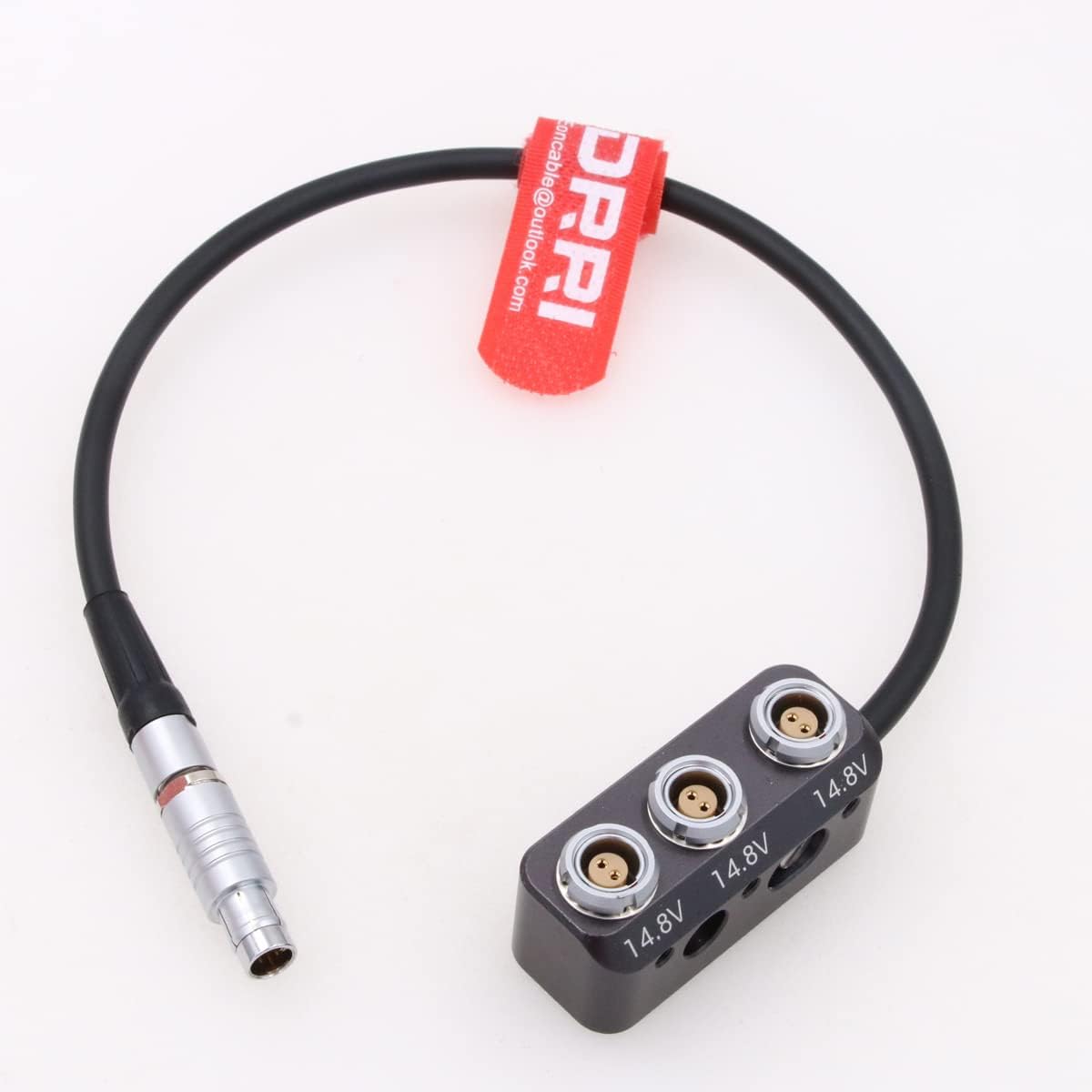 Right Angle 2Pin to 3X 0B 2pin Power Supply Distributor Box for Camera Device