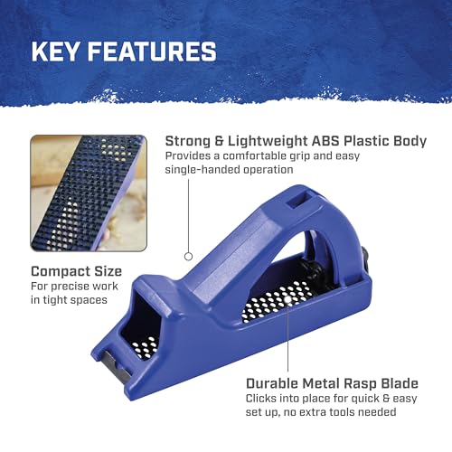 Faithfull Hand Rasp Block Plane – Lightweight, Durable & Easy to Use for Multi-Material Removal 5 Faithfull Hand Rasp Block Plane – Lightweight, Durable & Easy to Use for Multi-Material Removal - Image 5