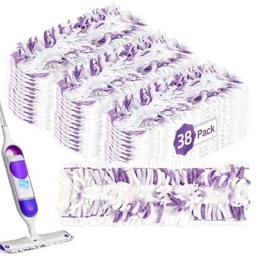 38 Count Disposable Mopping Pads Refills for Swiffer PowerMop Multi-Surface Mop and Swiffer PowerMop Wood Mop, Power Mop Pads Replacement for Floor Cleaning