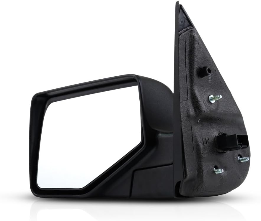 For Ford Explorer 2006 07 08 09 2010 Door Mirror Driver Side | Power | Non-Heated | Chrome | w/Puddle Light | Replacement For FO1320417 | 6L2Z-17683-DAA, 6L2Z-17D743-BA