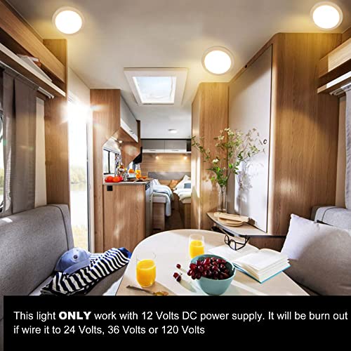 Facon 12V rotondo LED luminoso soffitto-parete