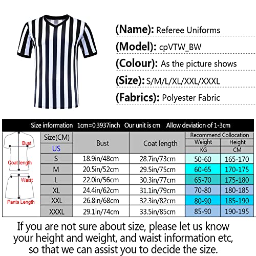 Shinestone Referee Shirt, Referee Costume Shirt For Womens And Mens, V Neck Referee Umpire Shirt Jersey For Football, Soccer And Sports For Christmas (Small) #TOP2