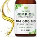 Hemp Oil Extract 104 000 mg, All-Natural Drops for Pain, Stress, Anxiety Relief, Deep Restful Sleep
