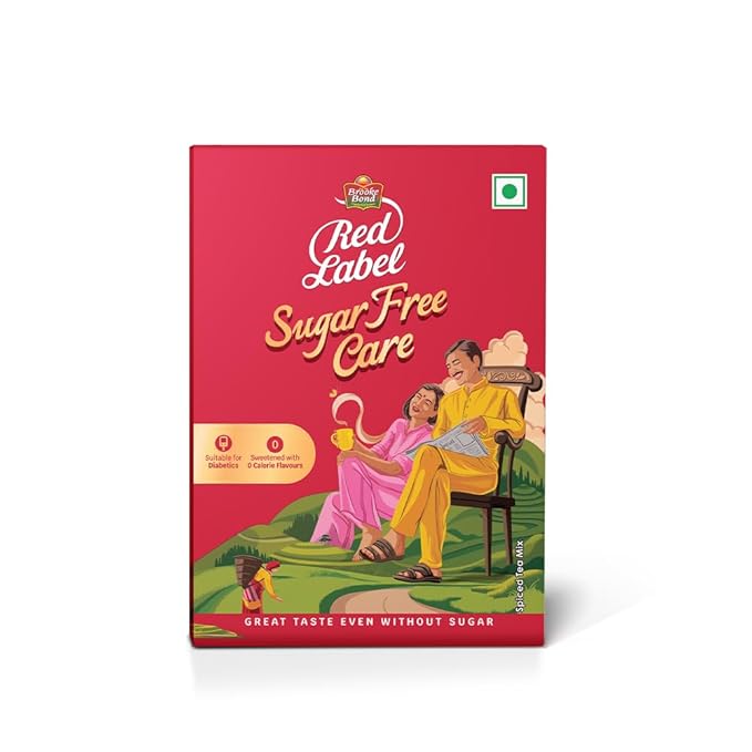 Red Label Sugar Free Care| Great Taste of Tea even without Sugar| Suitable for Diabetics |Sweetened with 0 calorie flavours | 250g at Rs. 170