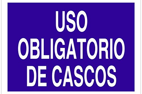 Cofan - Plimpo Señal Poliestireno 420X297 Uso Obligatorio De Cascos En Oferta Cofan O02Tpl420297 Señal Poliestireno, 420 X 297 Mm