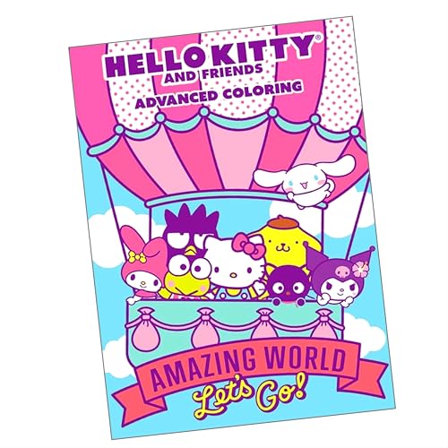 Image of Bendon Hello Kitty Advanced Coloring Book and Stickers with Hello Kitty Coloring Book, Stickers, and More
