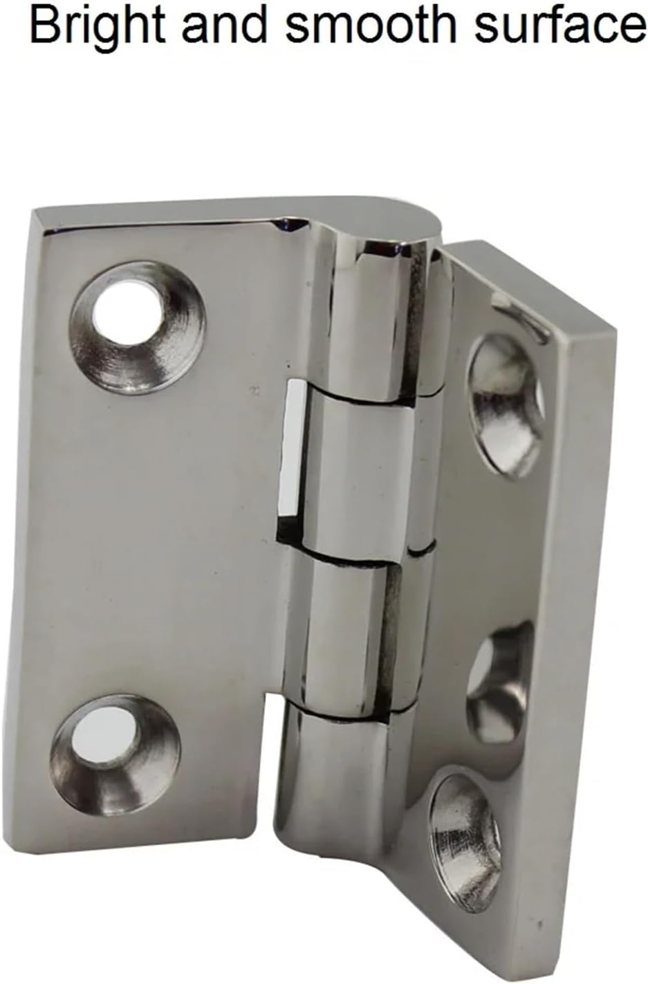 2PCS Hinge with 4 Holes 316 Stainless Steel Butt 38mm 50mm Mirror Polish Heavy Duty Marine Boat Hardware Hinges(50X50mm)
