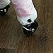 Peach Tree Kids Plush Toy Rocking Horse Walking Toddler Riding Toy Animal Rocker Pink Pony Ride on Plush with Wheels & Sound, Pink