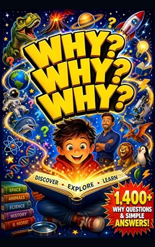WHY? WHY? WHY?: The Big Book of Why Questions Kids with 1,400+ Simple Answers to Questions Kids Actually Ask About Science, Space, Animals, and More (Parent Dream Book for 100,000 Why Questions 1)