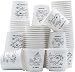 [200 ct.] Small Compostable Cups (4oz) Eco Friendly Cups - Great Size For Espresso Cups Disposable or as Small Coffee Cups - Small Disposable Cups - Biodegradable Cups that has Dual Side Design