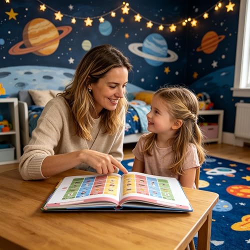 Book With Sound - Electronic Educational Phonics Toys, Speaker For Learning English | Interactive Experience 19.8x26.8 Cm Classroom, Home, Travel, Car, Story Time, Preschool, Kids - Image 5
