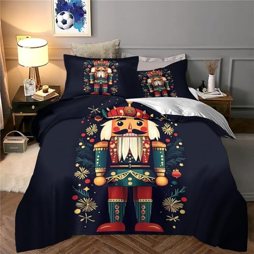 Housse de Couette Ciel Nocturne King Parure Lit Microfibre 3D