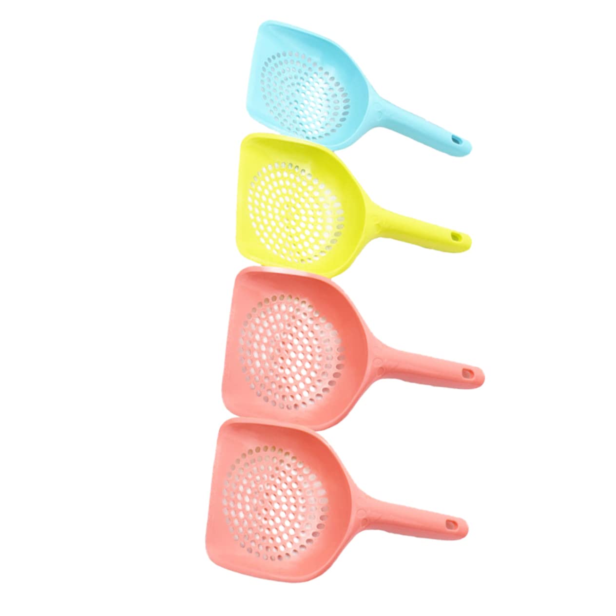 Happyyami 12 Pz Pala per lettiera per Gatti Cat Litter Scoop Pala per sabbie per Gattini Paletta Piccola a Manico Lungo Paletta per lettiera per Gatti di Gatto Pala di Sabbia