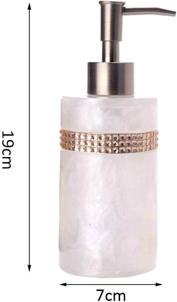 Ceramic Soap Liquid & Lotion Dispenser Pump for Kitchen or Bathroom Countertops