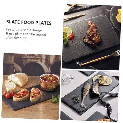 Platos aislantes negros para sushi 2 piezas miniatura 2