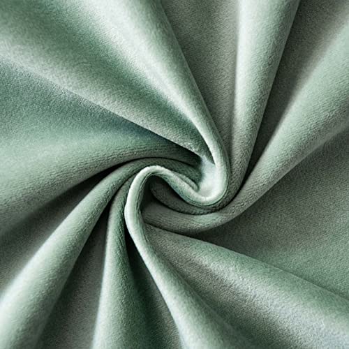 Image of JUSPURBET Decorative Pillow Covers Set of 2 22x22 Velvet Throw Pillow Covers for Couch Sofa Bed Soft Cushion Covers Cases with Hidden Zipper for Living Room Home Decor,Sage