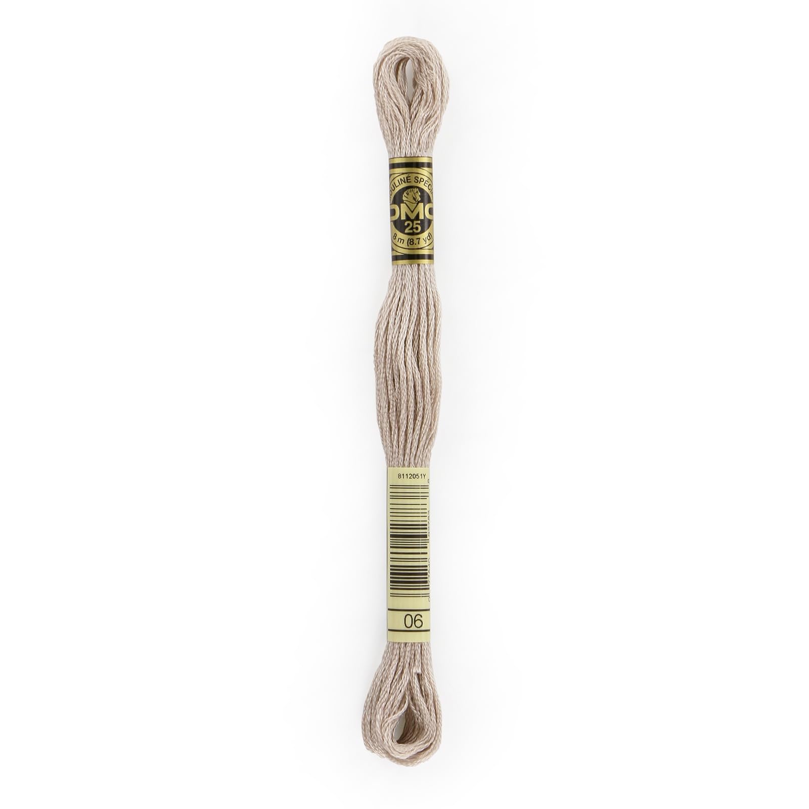 DMC 6-Strand Embroidery Cotton 8.7Yd-Medium Light Driftwood
