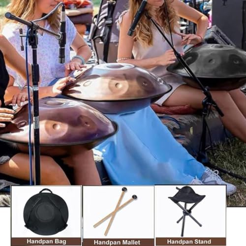 Tambor Handpan de Acero 22 Pulgadas 9 Notas miniatura 5