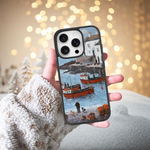 Coque iPhone 16 Pro peinture à l'huile avec cadre TPU premium - 5