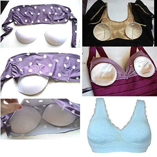 Aakriti Bra Cups Pad for Women Round Cotton Cup Bra Pads Blouse Cups