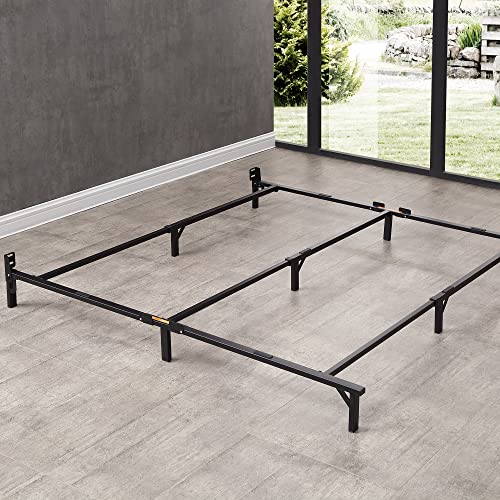 Classic Brands Hercules Compact Heavy-Duty Metal Bed Frame | Adjustable Width Fits Queen, King, And Cal King Mattresses, Black #TOP3