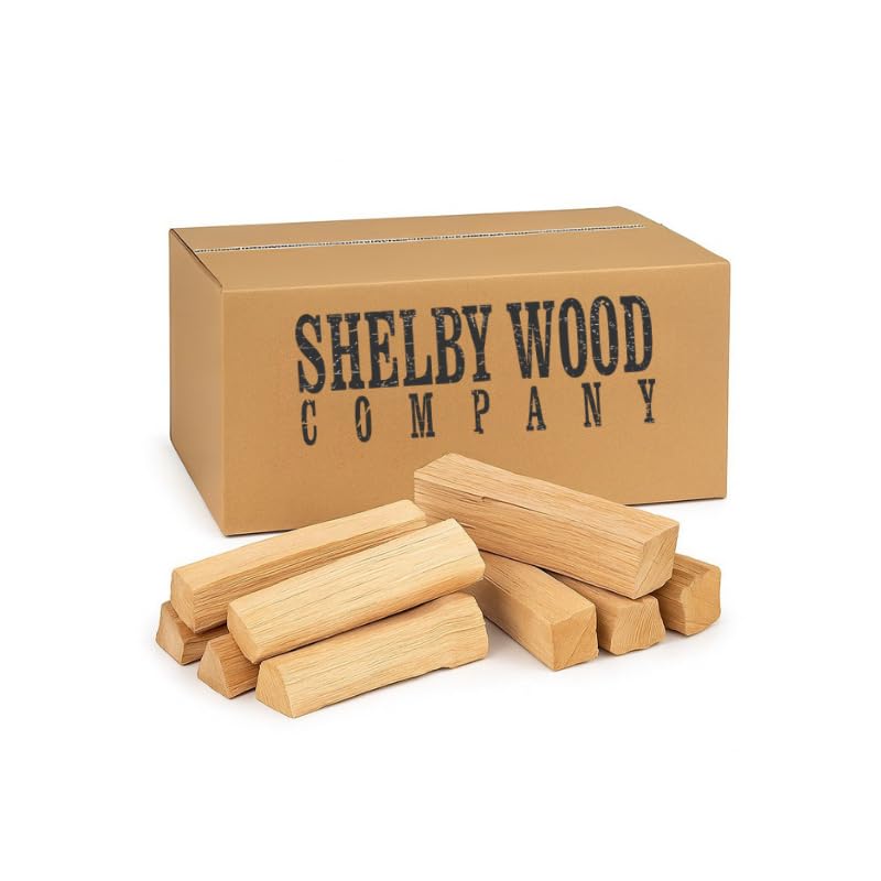 Pizza Oven Logs 24L Box Kiln-Dried Hardwood for Wood-Fired Cooking | Sustainably Sourced Ready to Burn Recyclable Packaging | 2022cm Long Premium Logs | 10KG (1 Box)