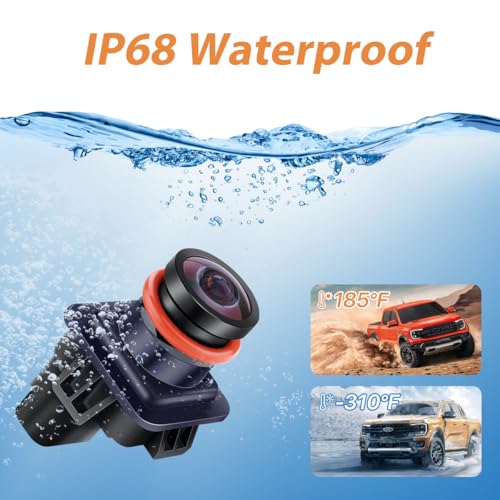 Image of OE Backup Camera Compatible with Ford Taurus /Taurus Sho /Taurus Police 2013-2019 | Rear View Reverse Park Assist Camera | Replaces EG1Z-19G490-A, DG1Z-19G490-A, 592-224, PAC251, FO1960165