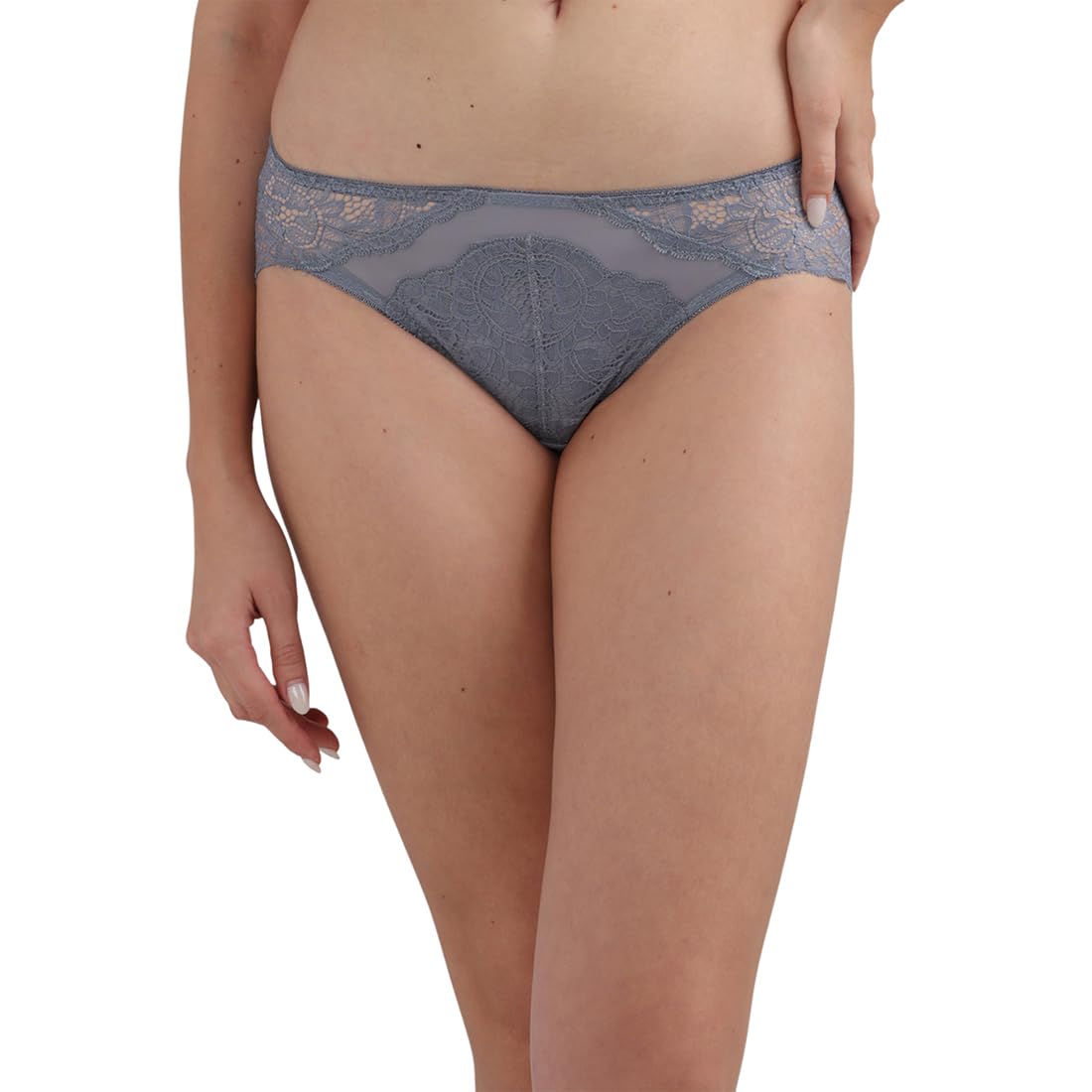 Emma Lace Low Waist Medium Coverage Bridal Wear Lace Bikini Panty-image-37