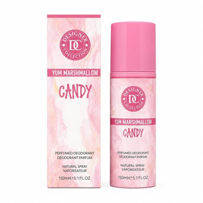 Marshmallow Candy Perfumed Deodorant Spray for Women & Girls | Long Lasting Sweet Fragrance | Daily Use Body Spray (150 ml)-image-15