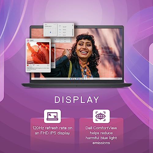 Dell Inspiron 3530 Thin & Light Laptop, 13th Gen Intel Core i3-1305U Processor, 8GB, 512GB SSD, 15.6" (39.62cm) FHD 120Hz 250nits, Standard Keyboard, Windows 11+MSO'21 & 15 Month McAfee, Black, 1.62kg 4 51FvKhTcZfL