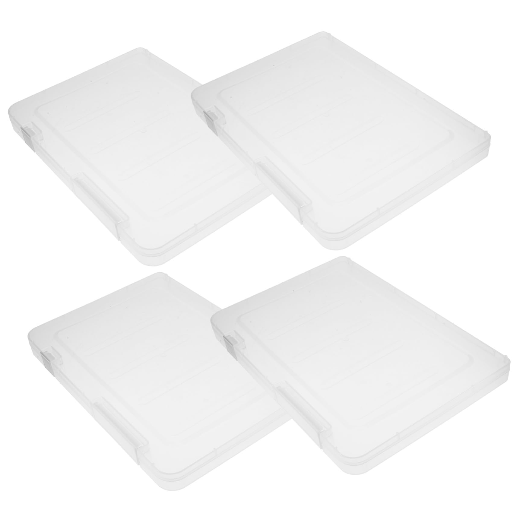Zeitschriftenaufbewahrungsbox Packung Pp Transparent Tragbar mit Deckel