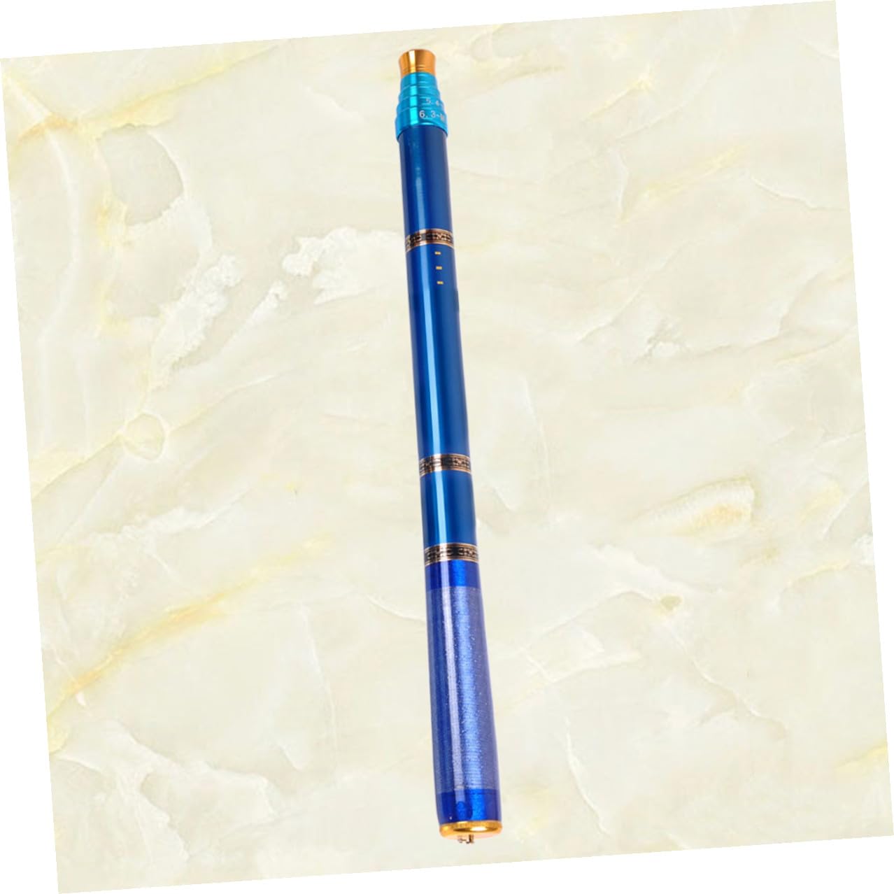 Canna da Pesca Compatta Ultra Corta in Fibra di Carbonio Blu | Uso per Laghi e Torrenti, Presa Confortevole, Struttura Leggera, Pulizia Semplice