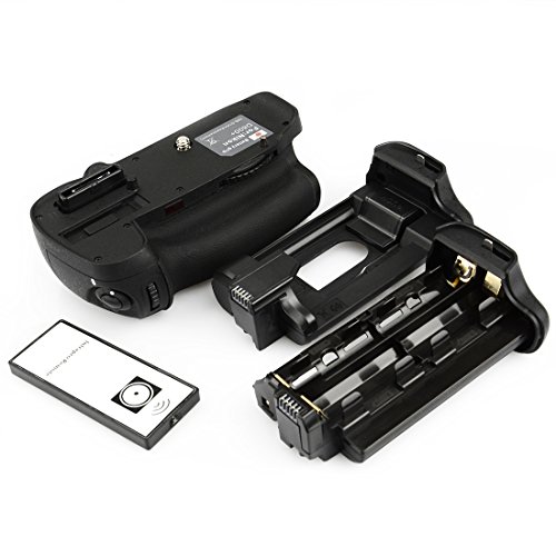 Empuñadura vertical DSTE para Nikon D600 con doble obturador para retratos