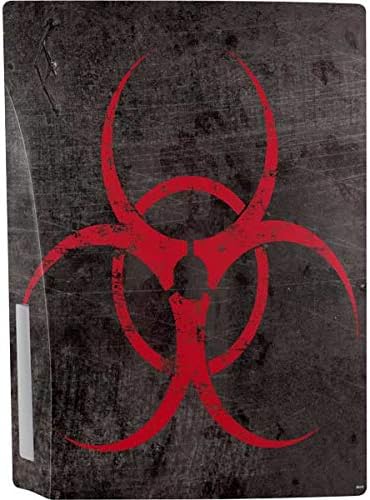 Skinit Decal Gaming Skin Compatible with PS5 Console - Biohazard Red Design