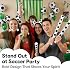 2026 World Soccer Cup Fan Cheering Kit for Women Adults Soccer Ball Accessories with Headband, Earrings, Temporary Tattoos, Thunder Sticks & Whistle, Patriotic Game Day Gear for Soccer Party Favors