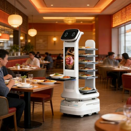Food Delivery Robot, AI Smart Commercial Device Auto