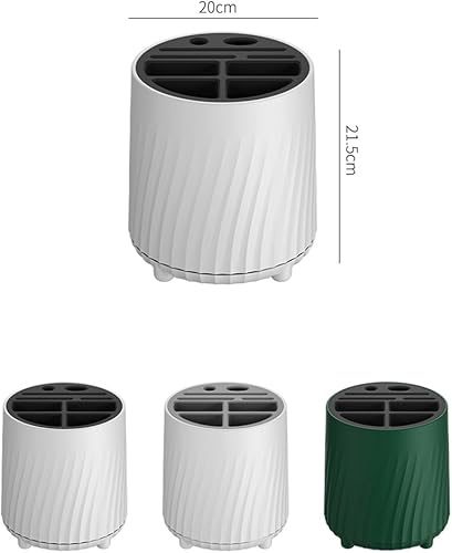 Miniatura 8 de Soporte para palillos rotatorio para cuchillos multifunción giratorio de 360 grados para cuchillos de cocina, tenedor, caja de almacenamiento negro