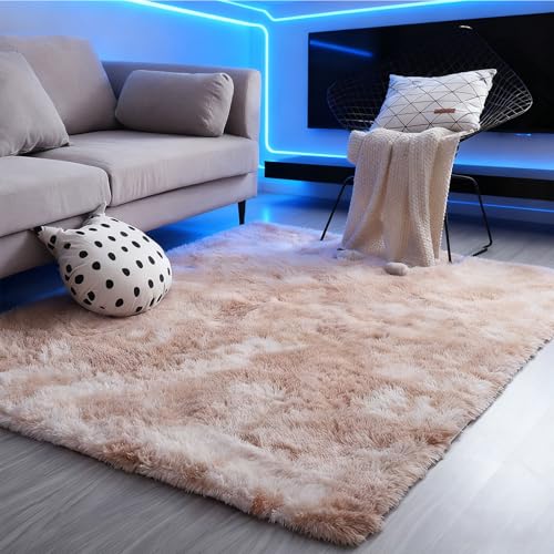 Tapis salon moderne kaki 100x310 cm idéal chambre adulte