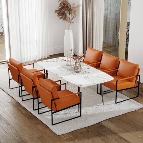 Sillón Plegable Cuero Marrón miniatura 2