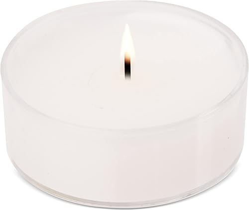 Miniatura 8 de HYOOLA Velas aromáticas de vela  Taza transparente  Velas perfumadas de Lily Tealight  6 horas de tiempo de combustión  Paquete de 15  Fabricado en